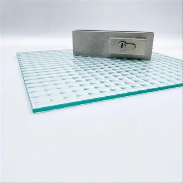 Cut Deep Processing 6mm Black Painted Glass Table Top for Living Room Decoration