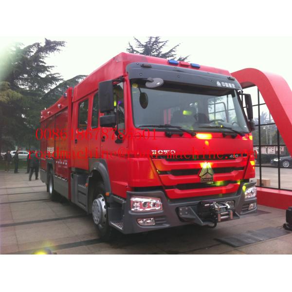 6m³ / 8m³ Foam Fire Fighter Truck Bridge Wagon Fire Emergency Truck 290HP