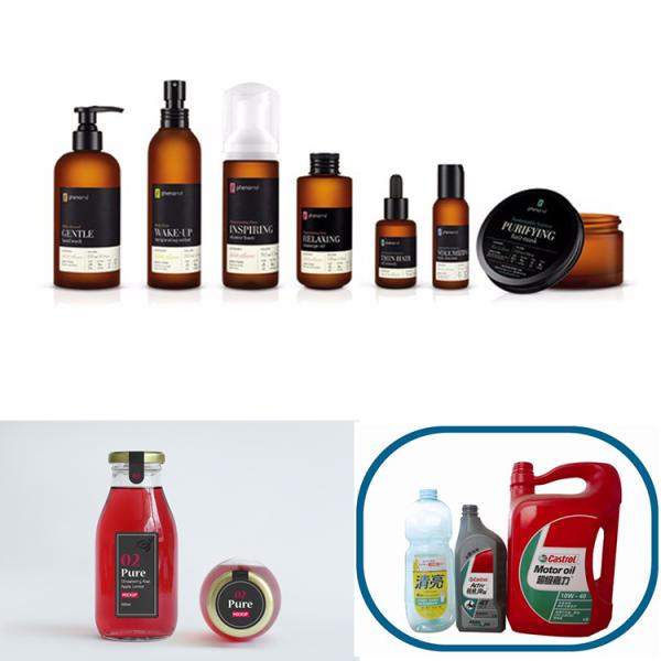 Столешница собственной личности розовой воды слипчивая вокруг Ce Labeler бутылки