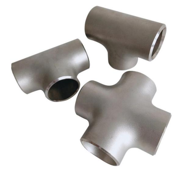 SS316L Sanitary Pipe Fittings Stainless Steel Seamless Equal Cross Tee Food Grade