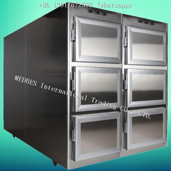 304 SS Hot Sale Mortuary Refrigerator in Kenya  Stainless Steel Mortuary Refrigerator with Six Body Chamber