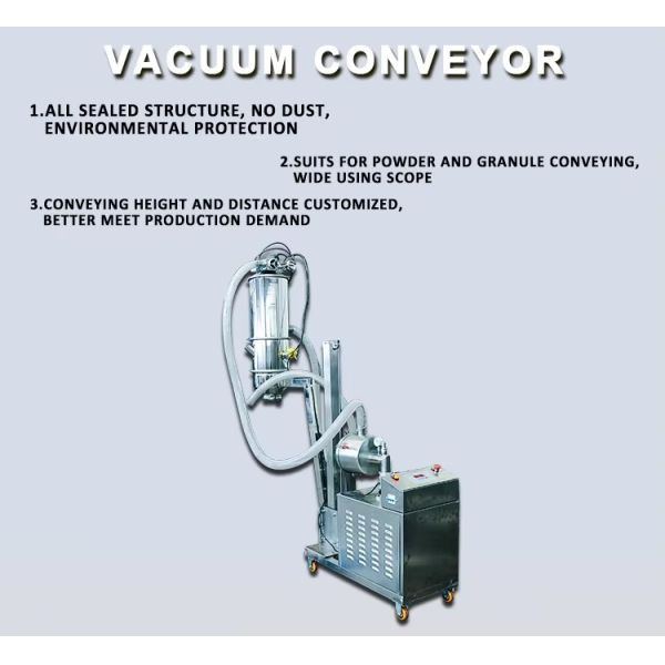 1m3/H-6m3/H Pneumatic Vacuum Conveyor Sugar Powder Vacuum Conveyor