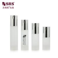 TA023 20ml 30ml 40ml 50ml Matte brillant dans le moule Injection claire congelée PP PCR bouteille sans air Pour l'emballage cosmétique de fondation