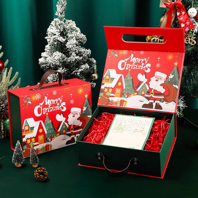 Christmas Paper Gift Box Designed To Bring Festive Elegance And Protection For Retail Products Corporate Gifts And Seasonal Packaging