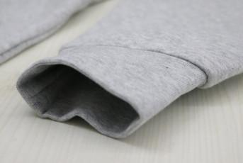 Classic Design Mens Polar Fleece Jacket , Grey Heavy Weight Mens Fleece Pullover Hoodie