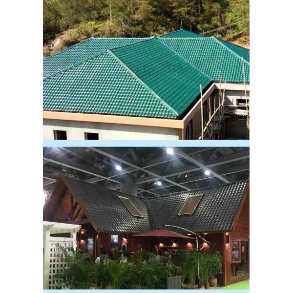 Lámina para tejado de resina ASA Onda Bambú Española 2.5mm 1050mm de ancho