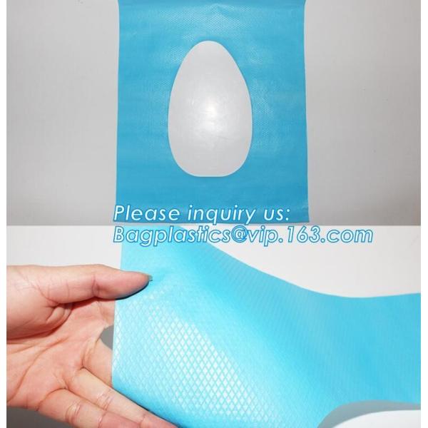 Устранимая бумажная крышка сидения унитаза, крышка сидения унитаза водоустойчивая, сидение унитаза Microfiber био бумаги Eco пластиковая устранимая