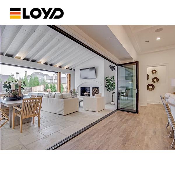 68 Series Folding Door for Cold Weather Extra Thermal Protection