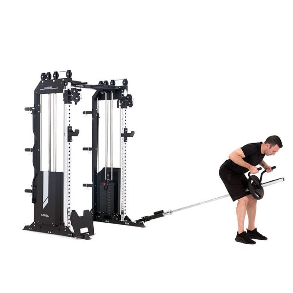 Men's Red XT2 Multi Functional Trainer Power Rack Home Fitness Equipment Cross Trainer