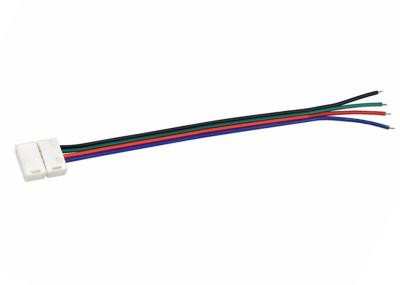 Single Colour Flexible LED Strip Connector 2 Contact Strip To Wire 4 Pins