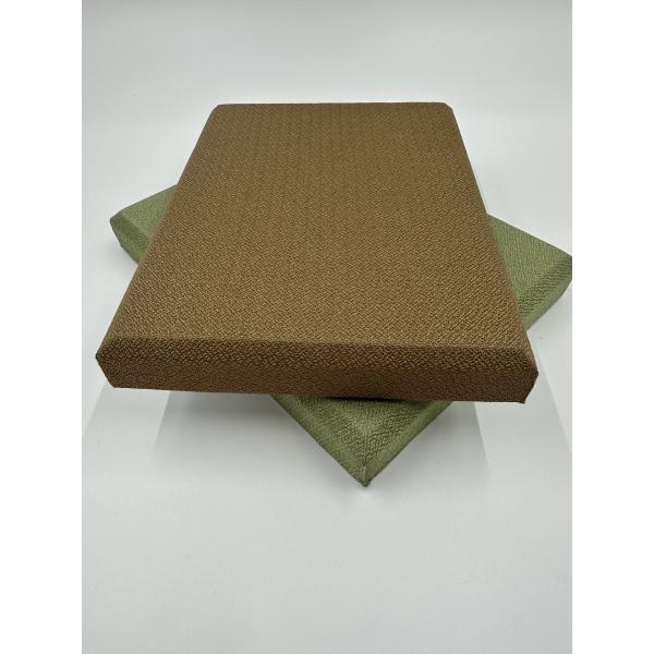 50mm Fabric Wrapped Acoustic Wall Panel Back Glue Fiberglass Sound Absorbing Board
