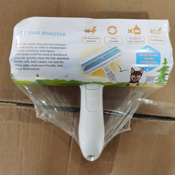 Self Cleaning Reusable Pet Grooming Tools 450g Pet Hair Remover Roller For Furniture Bed