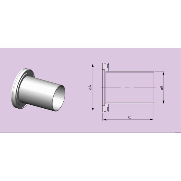 ISO Half Nipple SS304 Vacuum Systems Vacuum Chambers Semiconductor Industry