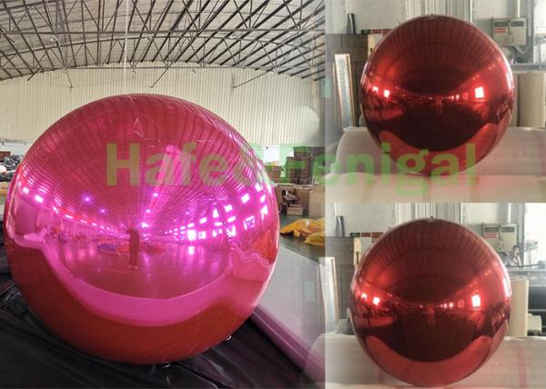6.5ft  Inflatable Mirror Balloon Event Decoration Christmas Red Green 1.5m