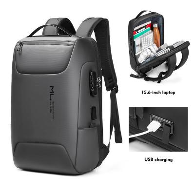 Novo saco portátil USB carregamento anti roubo homens faculdade escola impermeável mochila mochila mochila mochilas para homens