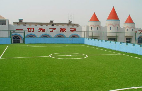 Indoor Sports Indoor Artificial Grass Flooring 50mm Pile Or Size Customized