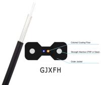 FTTH 1/2/4/8/12 exterior retira o núcleo G652D/G657A1/2 do Curva-tipo cabo pendente do único modo GJXFHA