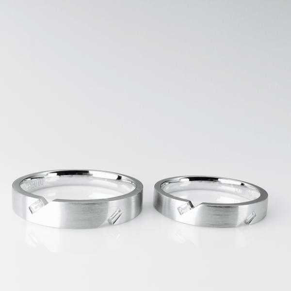 Emerald Diamond Daily Life 10g Anniversary Couple Rings