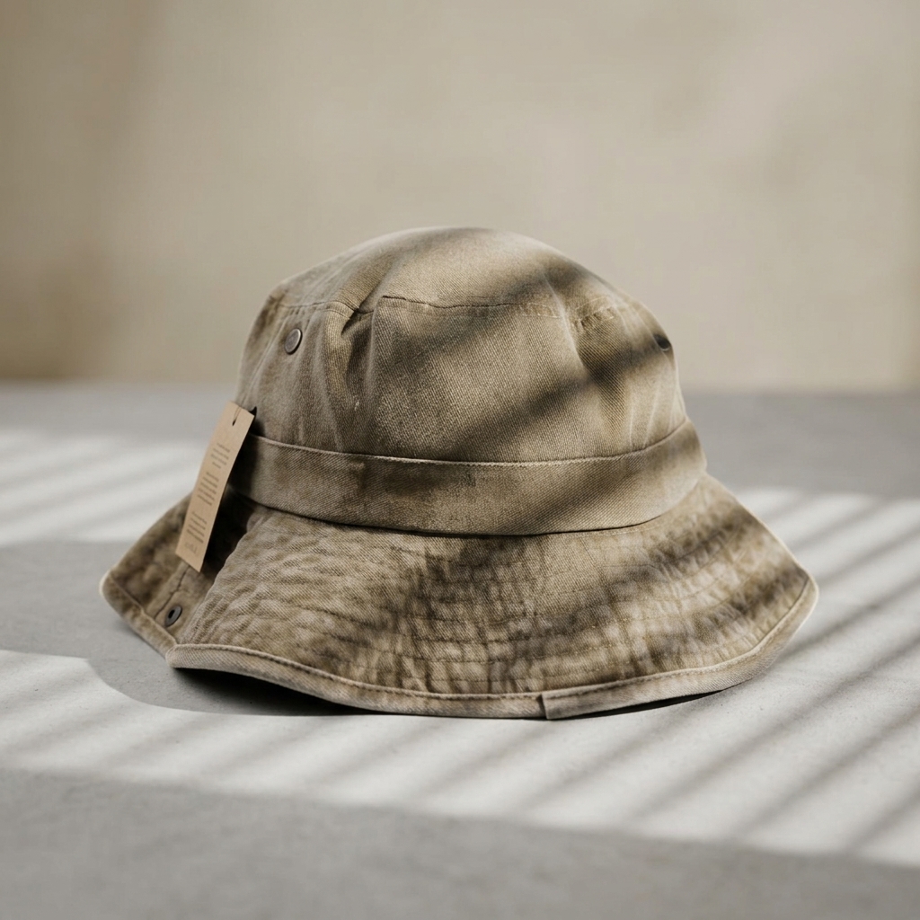 Nautical Stripe Bucket Hat Casual Summer Outdoor Reversible for Beach