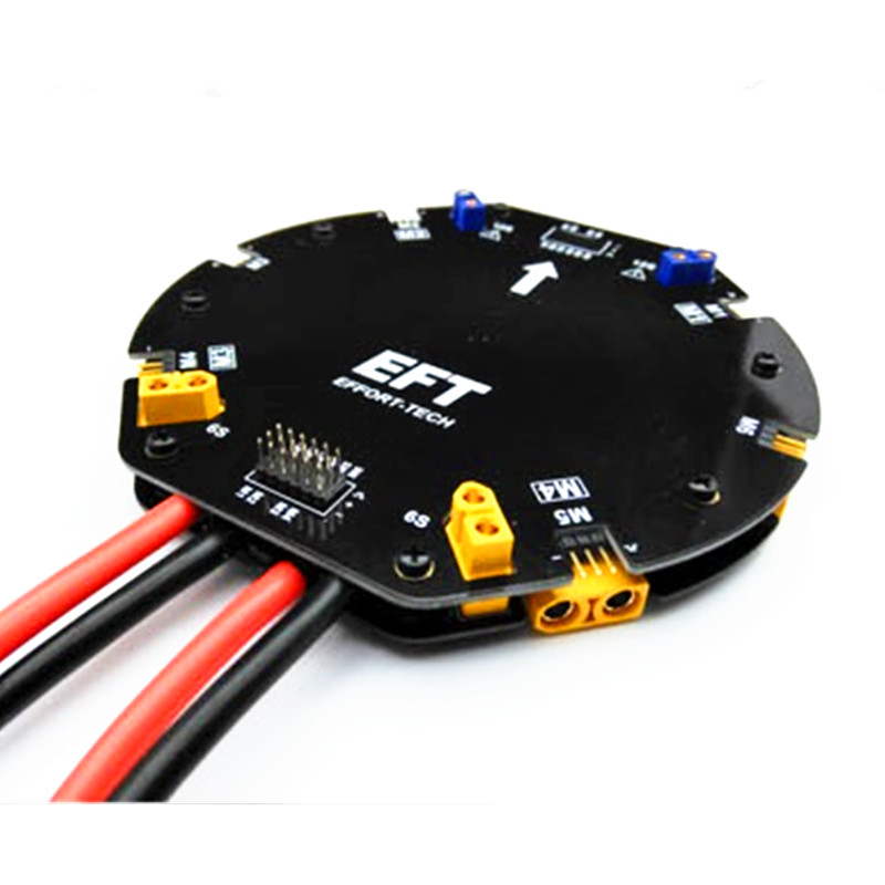 EFT 480A 12S Large Current Power Distribution Board PDB For Six-axis DIY Drone Agricultural