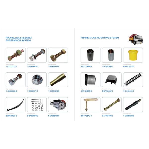 ISUZU 6WF1 10PE1 Веревка FR Подвеска пружина Передняя подвеска Веревка для грузовиков