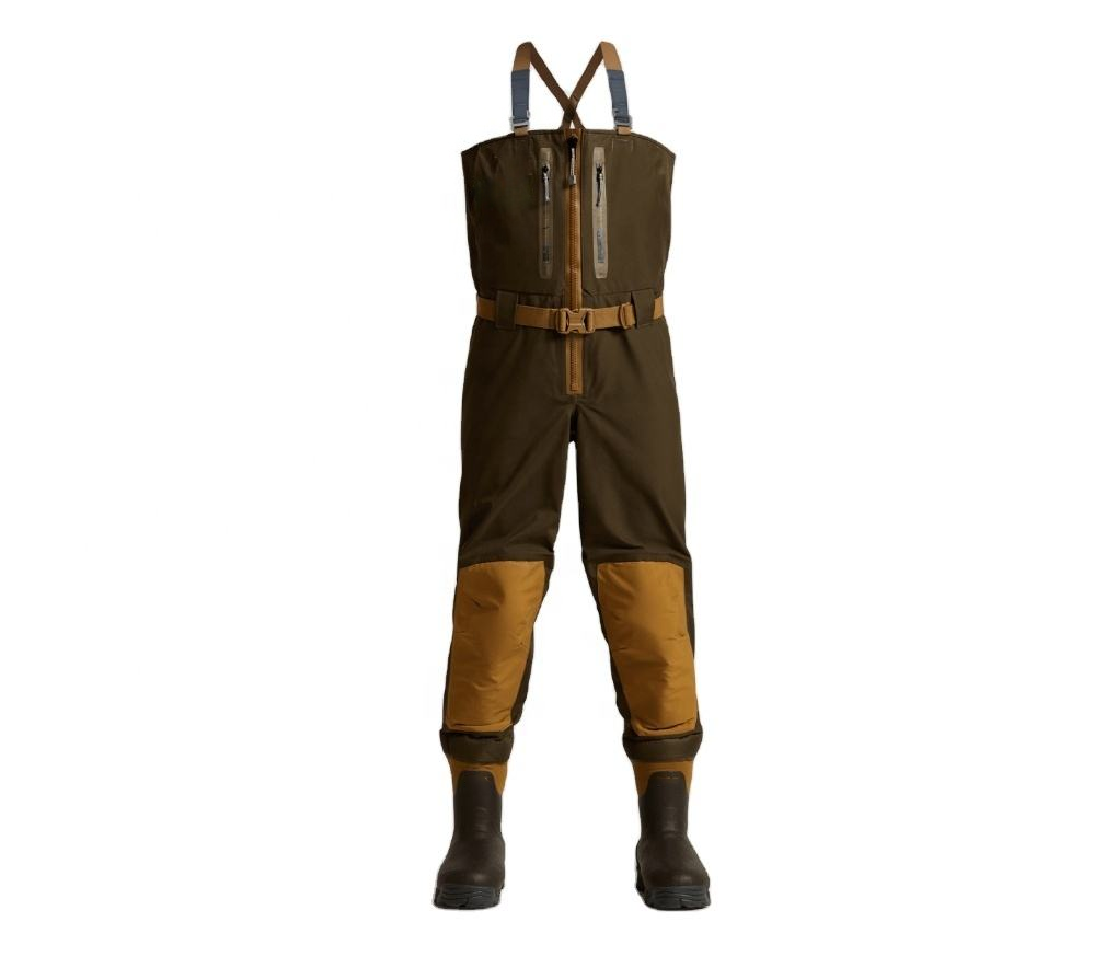 Water Repellent Breathable Hunting Waders Quick Dry Bootfoot Waders Windproof For Fishing & Hunting