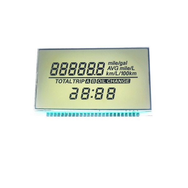 Factory Customized High Quality HTN 57.5*34 mm LCD Display Screen with Transflective Polarizer and 64Hz