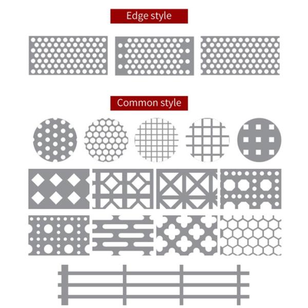 5mm 1m Length Decorative Perforated Aluminum Sheet