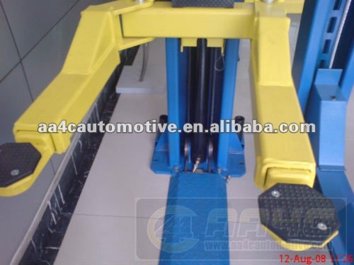 una liberación manual de un lado 2 post de elevación del vehículo