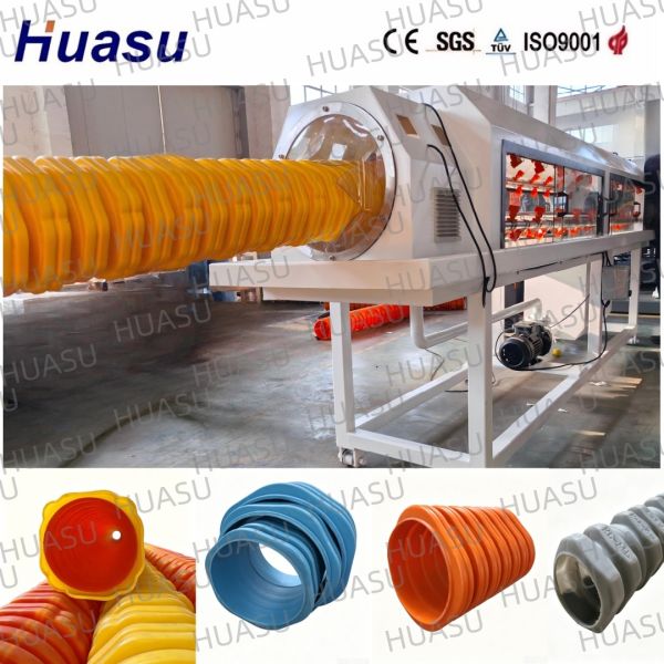 High Productivity Energy Saving Automatic Cutting PP Pipe Extrusion Line for Corrugated Pipe Production