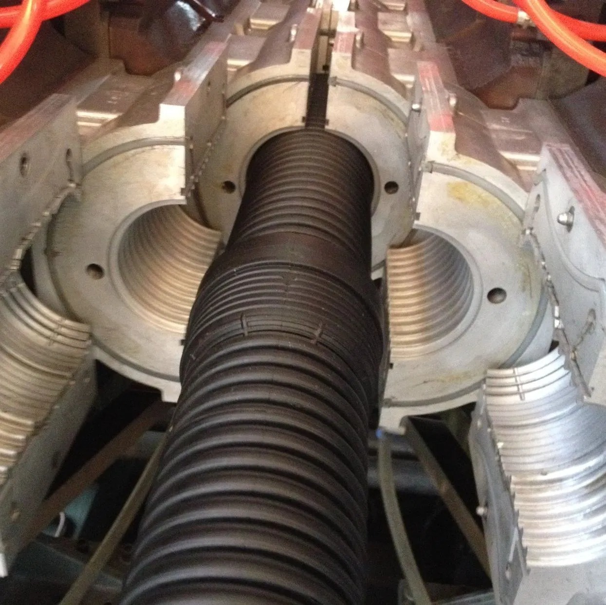 HDPE Double Wall Corrugated Pipe Extrusion Line for High-Strength Drainage and Sewerage Pipes