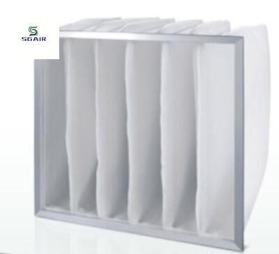 Non Woven Fabric Pocket HEPA Air Filter with Rigid Structure