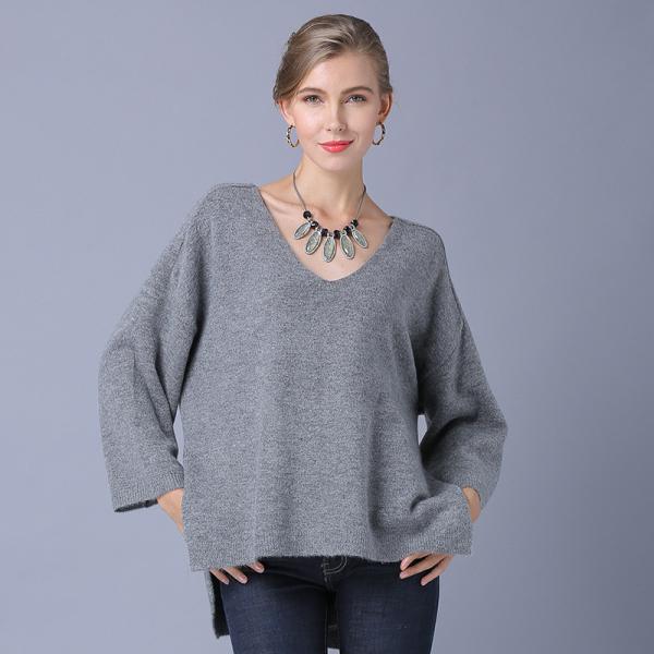 Women s Long Sleeve Side slit Top free size with Hand Wash Care Instructions for Spring autumn
