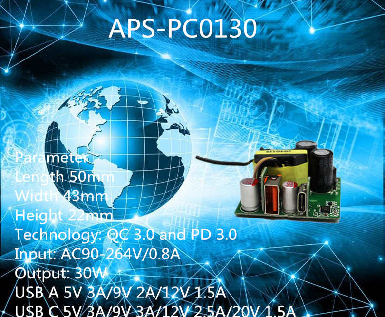 Монтажная плата модуля силы монтажной платы OEM 30W PCBA обнаженная с быстрой обязанностью 3,0