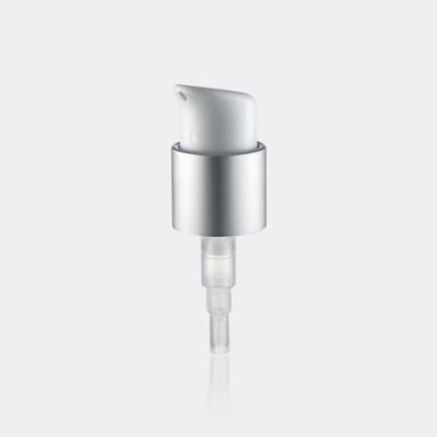Dispensador de bomba de cosméticos JY505-01C 24/400 alumínio bomba de creme de plástico