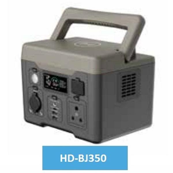 Powerful Durable HD-BJ350 Outdoor Emergency Power Supply With 21.9V Rated Voltage