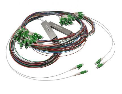 LC/APC Connector G657A2 Steel Tube 2x32 PLC Fiber Splitter
