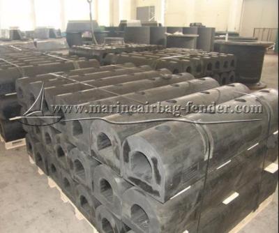 Marine Solid D Type Rubber Fender Size / Thickness Customized