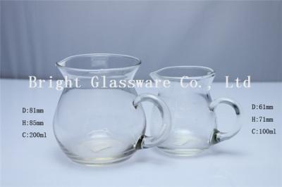 glass teapot with handle/ glass wine decanter for wholesale