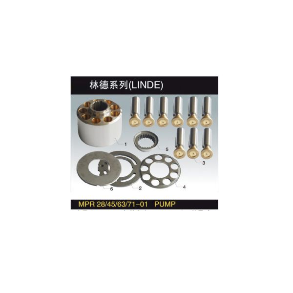 Steel Iron and Copper Linde MPR Replacement Hydraulic Pump Parts with Half Year Warranty and Professional Engineer Solution