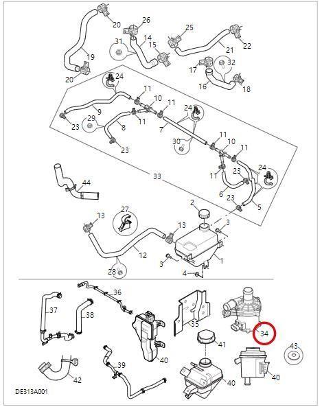 Bomba de água elétrica metálica original para Maxus G10 T60/T70 T90 G20 D90 2020- C00100232