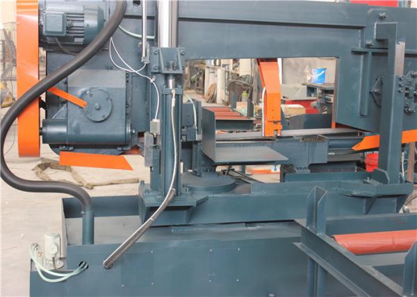High Precision Auto Feeding Horizontal Metal Bandsaw 5.5KW Main Generator Power