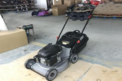 Gasoline Engine Portable Garden Lawn Mower 19 Inch With Aluminum Deck Plastic Grass Box