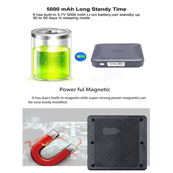 5000mAH корабля отслежывателя Rechargable отслежывателя батареи отслежыватель в реальном времени 4G GPS сильного магнитного 4G GPS располагая
