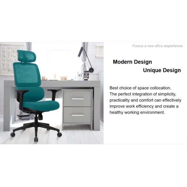 Стул офиса шарнирного соединения подлокотника заголовника стула поясничного наличия ANSI регулируемый