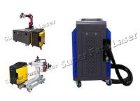 Opération portative de laser de détachant d'huile de la machine 100W de dérouillage de mini taille