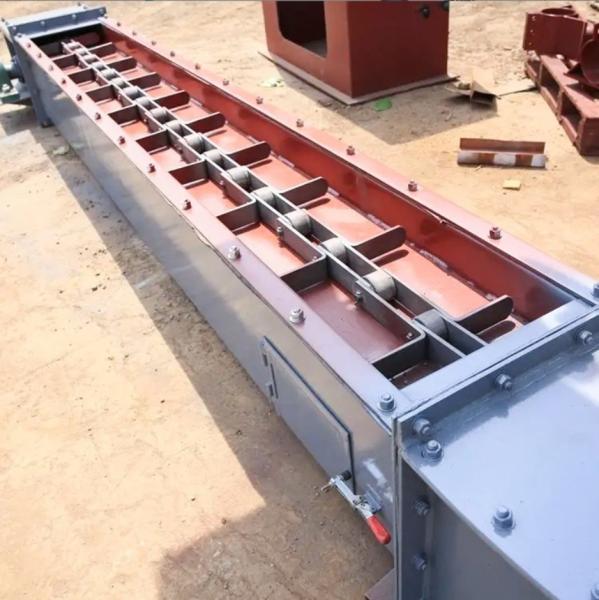 Carbon Steel Forage Screw Feeder Conveyor For Food Beverage Processing Plant