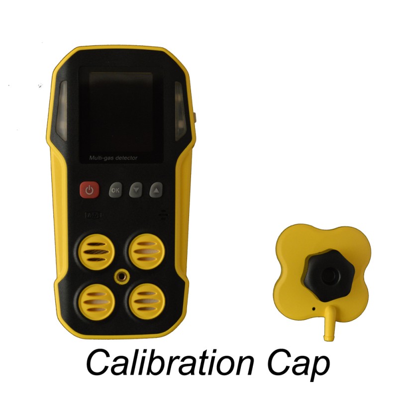 Gas Analyzer, Gas Leak Detector, Portable Multi-Gas Detector CH4, CO2, H2s, Nh3 4 in 1 Gas Detectors