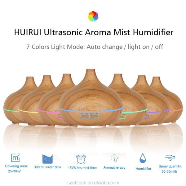 Best Sellers 300ML Essential Oil Diffuser Best Aromatherapy Diffuser Young Living Diffuser with LED Light