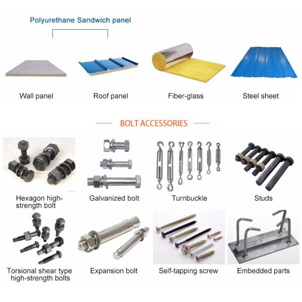 Стальные конструкции Хранилище для металлических зданий Металл Q345/Q235 Строительная сварочная конструкция